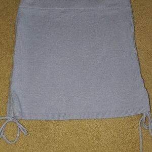 Free People Soft Gray Pencil Skirt